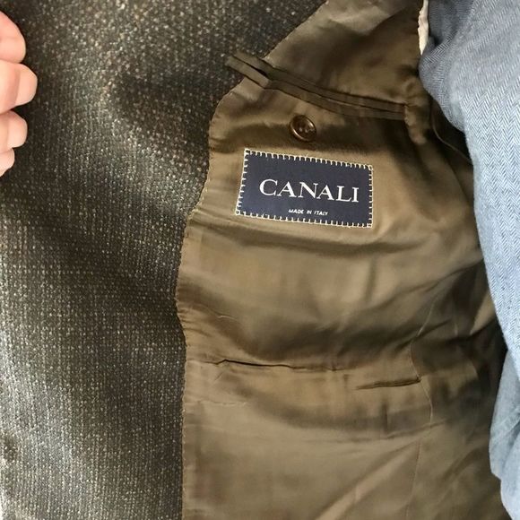 Canali men’s wool sports jacket, 52R - Picture 6 of 12